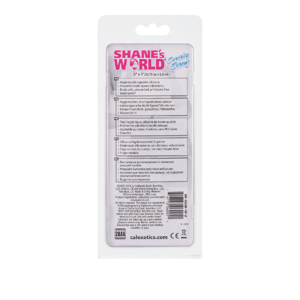 Shanes World Sorority Screw Vibe - Pink