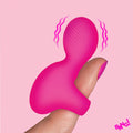 Silicone Finger Vibrator - Pink - PleasurePalace