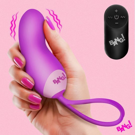 Silicone Mini Vibe w/ Remote - Purple - PleasurePalace