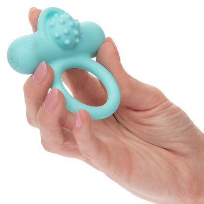 Silicone Rechargeable Nubby Lover's Delight - Blue - Pleasure Palace