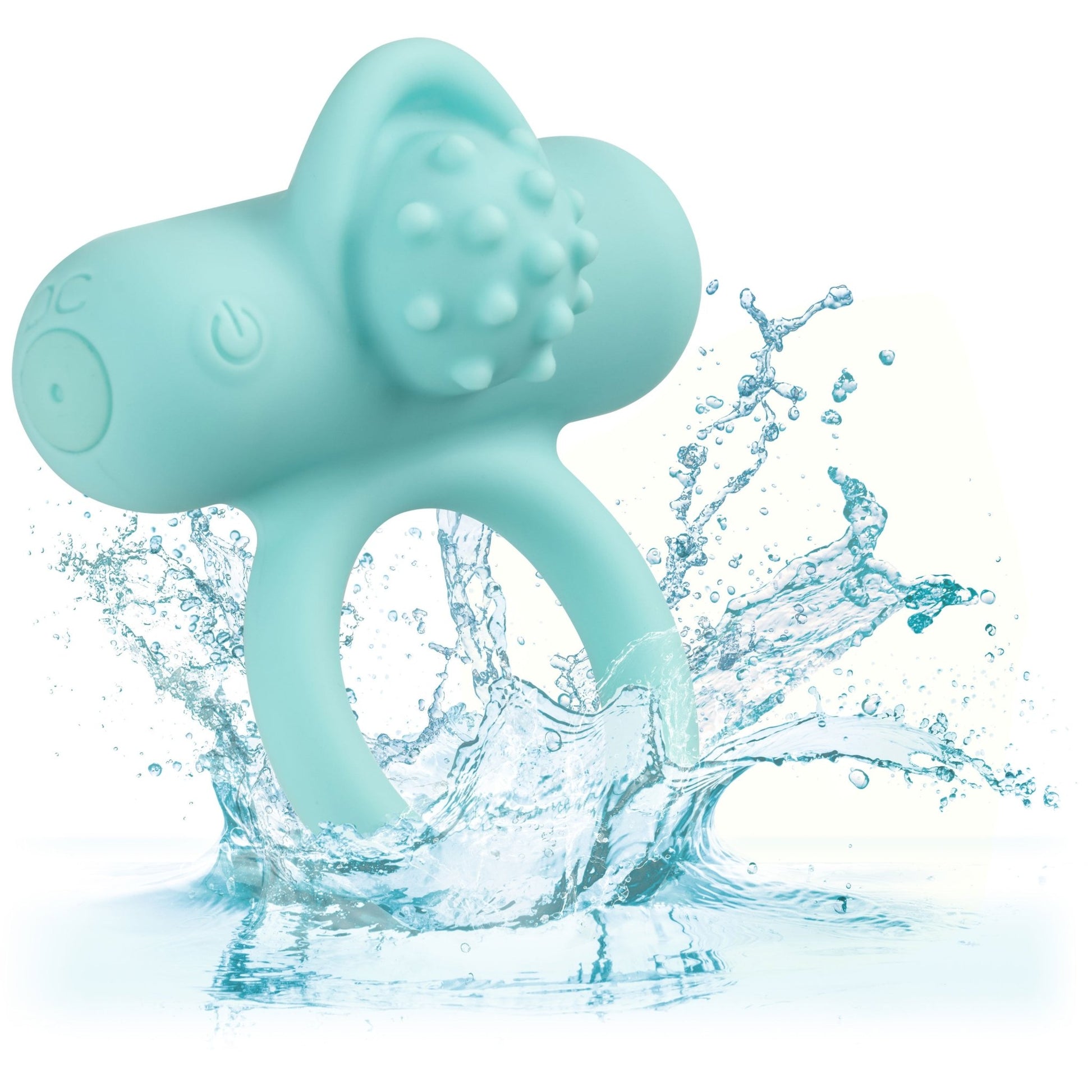 Silicone Rechargeable Nubby Lover's Delight - Blue - Pleasure Palace