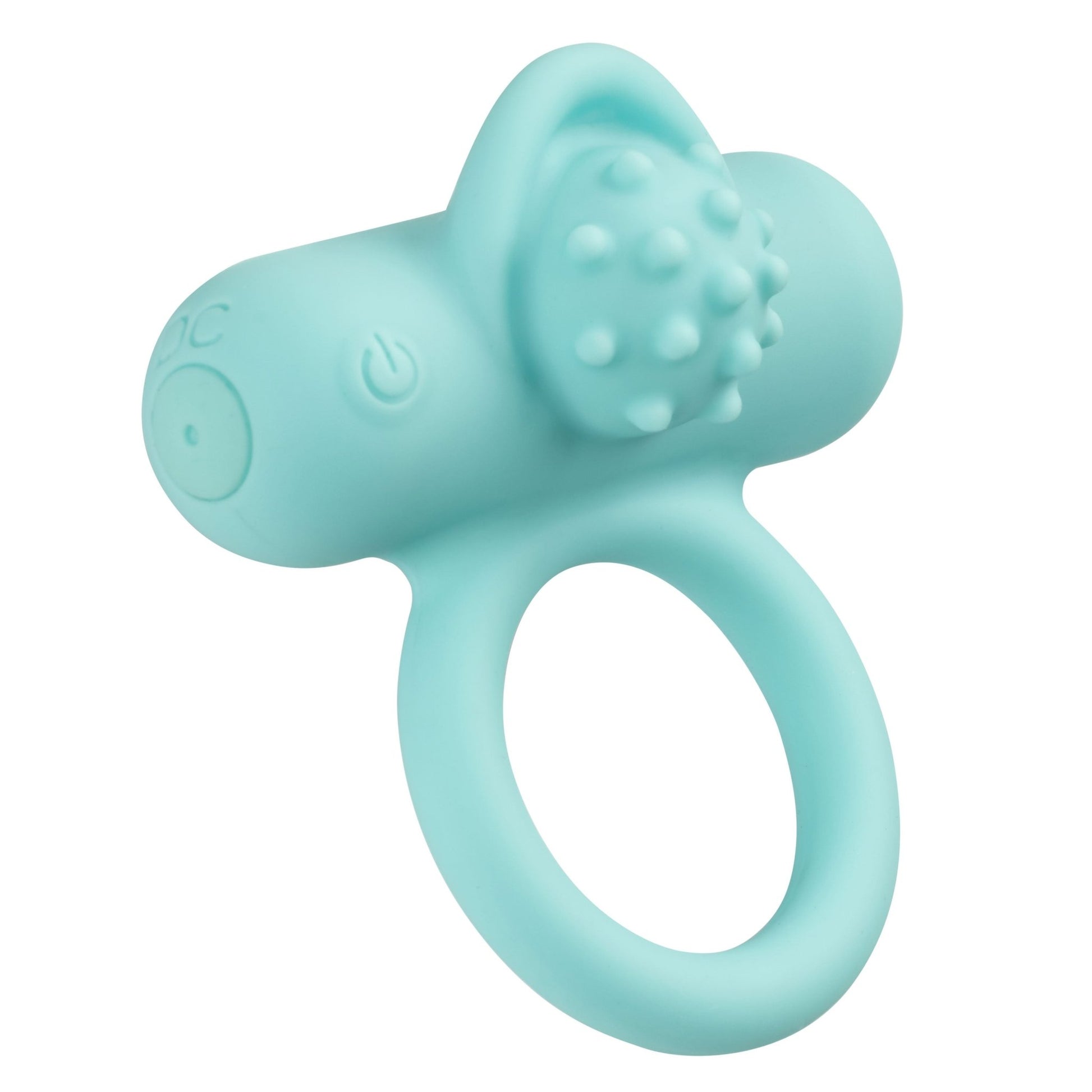 Silicone Rechargeable Nubby Lover's Delight - Blue - Pleasure Palace