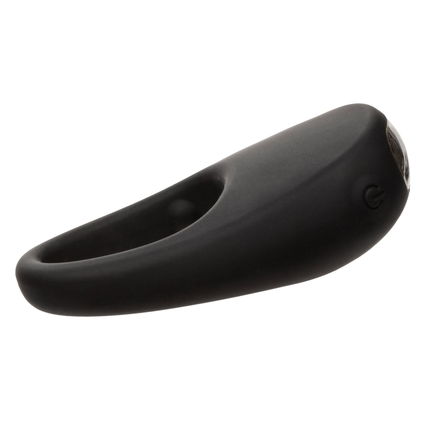 Silicone Rechargeable Pleasure Ring - Black - Black - Pleasure Palace