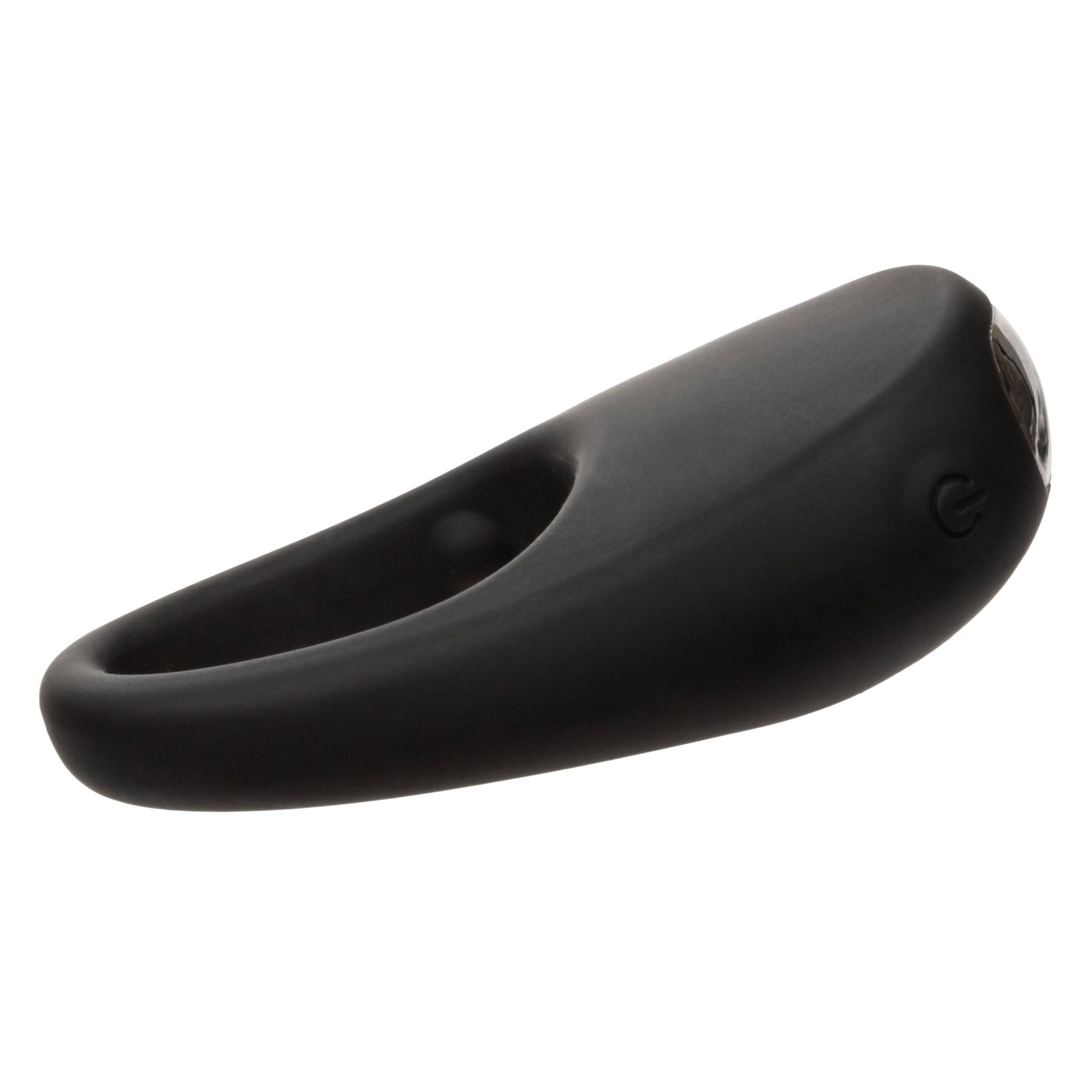 Silicone Rechargeable Pleasure Ring - Black - Black - Pleasure Palace