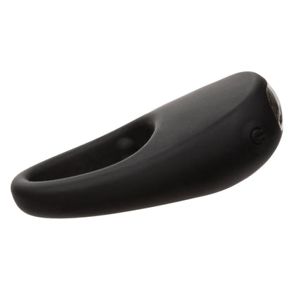 Silicone Rechargeable Pleasure Ring - Black - Black - Pleasure Palace