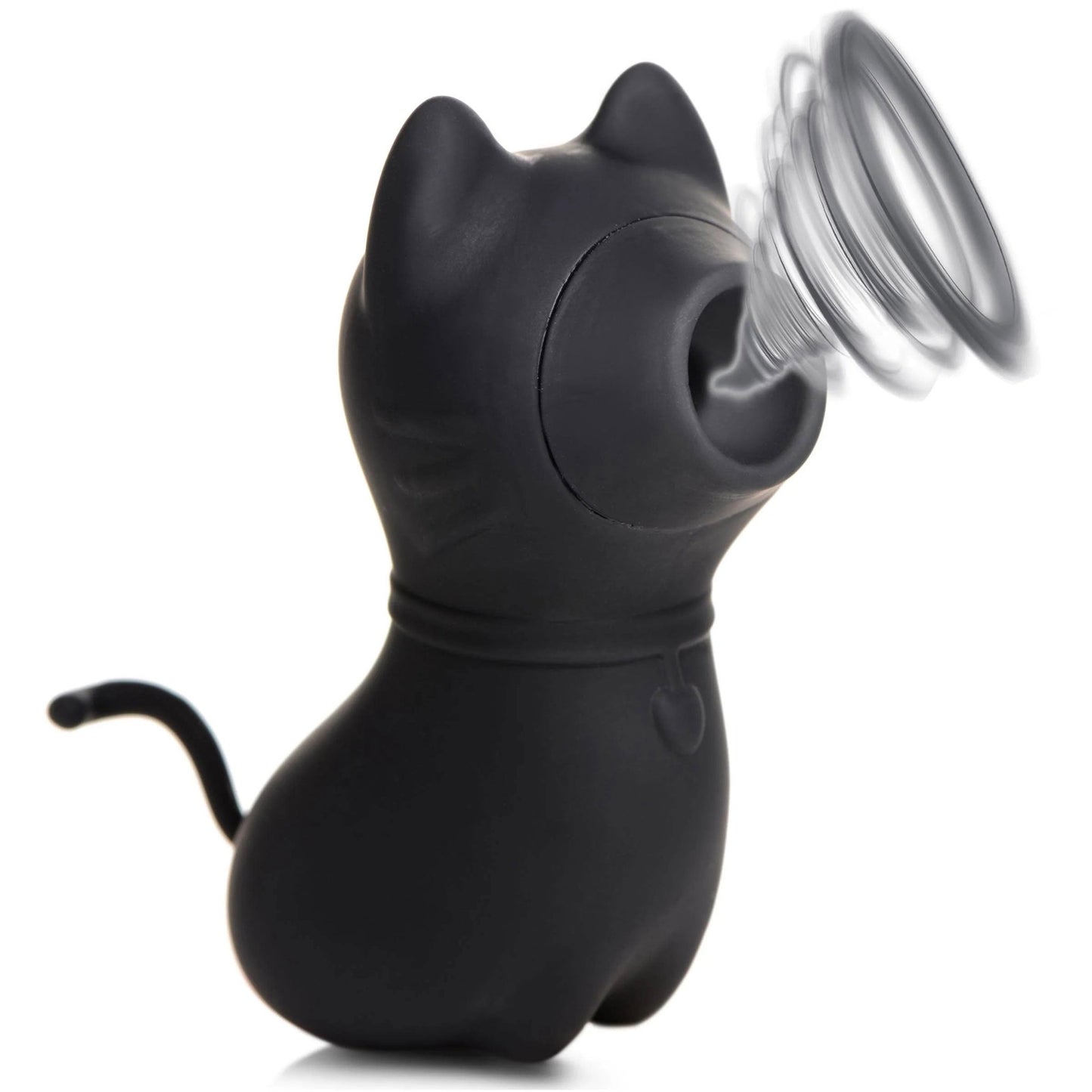 Sucky Kitty 7x Clitoral Stimulator - Black - Pleasure Palace