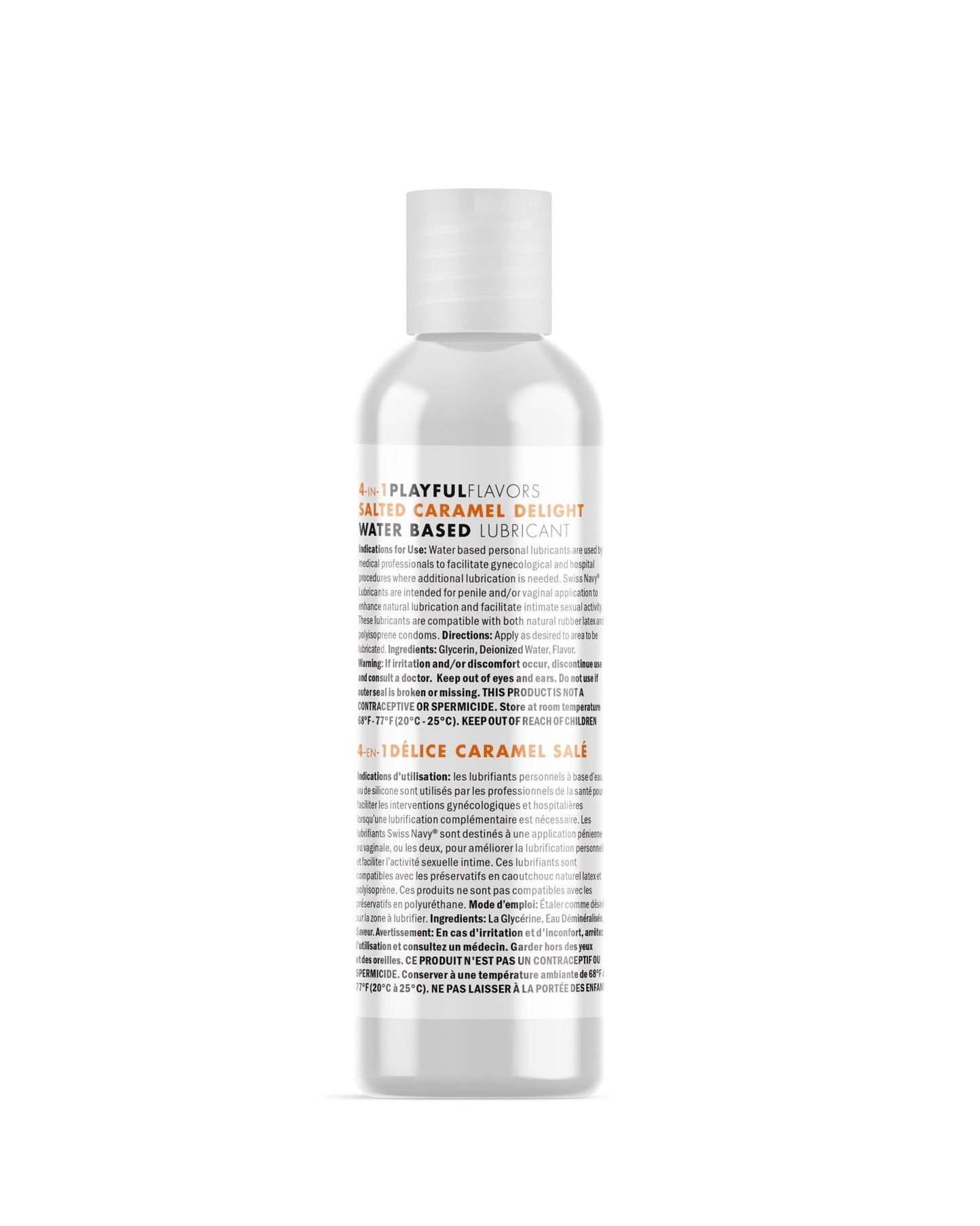 Swiss Navy 4-in-1 Playful Flavors - Salted Caramel Delight - 1 Fl. Oz. - Pleasure Palace