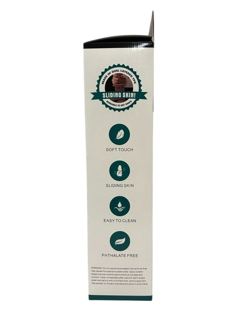 Get Lucky Real Skin 12 Dual Layer Dildo Light Brown