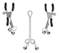 "Shadow Bell Nipple and Clit Jewelry Silver SS10305"