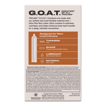 Trojan Goat Non-Latex Condoms 10 Pack