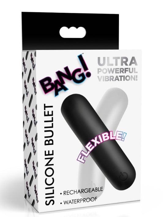 Flexible Silicone Bullet - Black