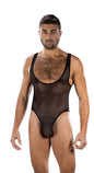 "Fierce Deep v Mesh Bodysuit - Os - Black EV-BLE326BLKOS"