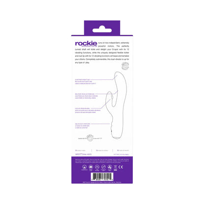 Rockie Dual Rechargeable Vibe - Indigo