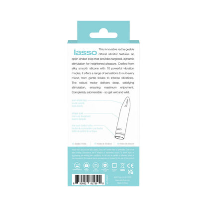 Lasso Rechargeable Clitoral Bullet Vibrator - Turquoise