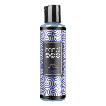 "Handipop Edible Handjob Massage Gel - Blueberry Muffin - 4.2 Fl. Oz. SEN-VL689"