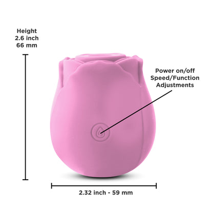 INYA The Rose Pink Suction Vibrator - NSN-0554-64 - Pleasure Palace