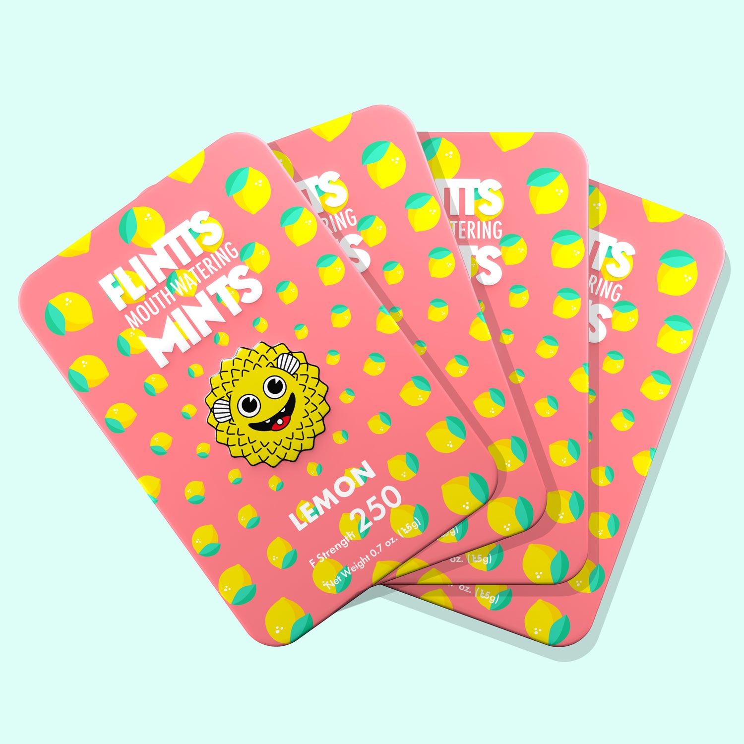 Flintts Mouth Watering Mints Lemon F-Strength 250 - Pleasure Palace