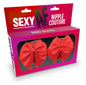 "Sexy Af Nipple Couture Red Bows LG-NV211"