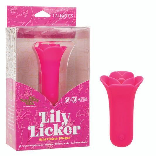 Naughty Bits Lily Licker Mini Flower Flicker - Pink